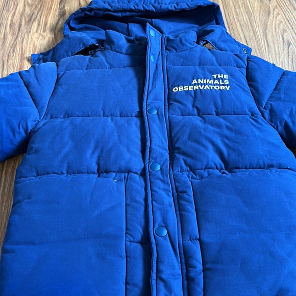 The Animals Observatory Navy Puffer Winter Lemur Jacket size 6 - Picture 6 of 9